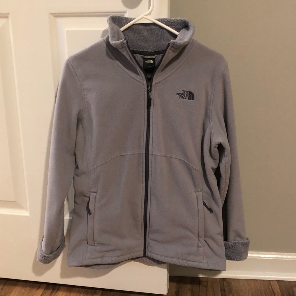 North Face Fleece Lined Zip Up Size M